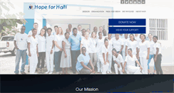 Desktop Screenshot of hopeforhaiti.com